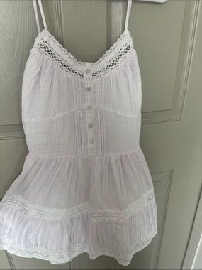 aerie linen flutter dress Aerie At The Barre Flutter Sleeve Dress